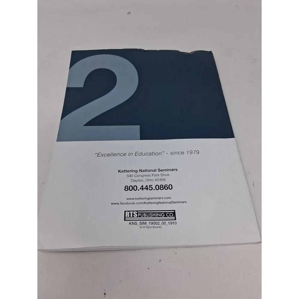 Kettering National Seminars Clinical Simulation Workshop Lecture Notes Book 2020
